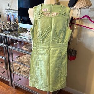 Green Sleeveless Dress